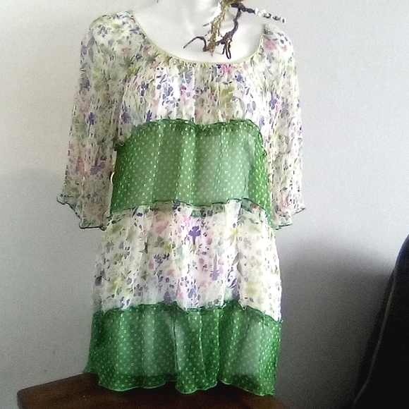 Zara Basic Baby Doll Ruffle Hem Dress - Picture 1 of 12